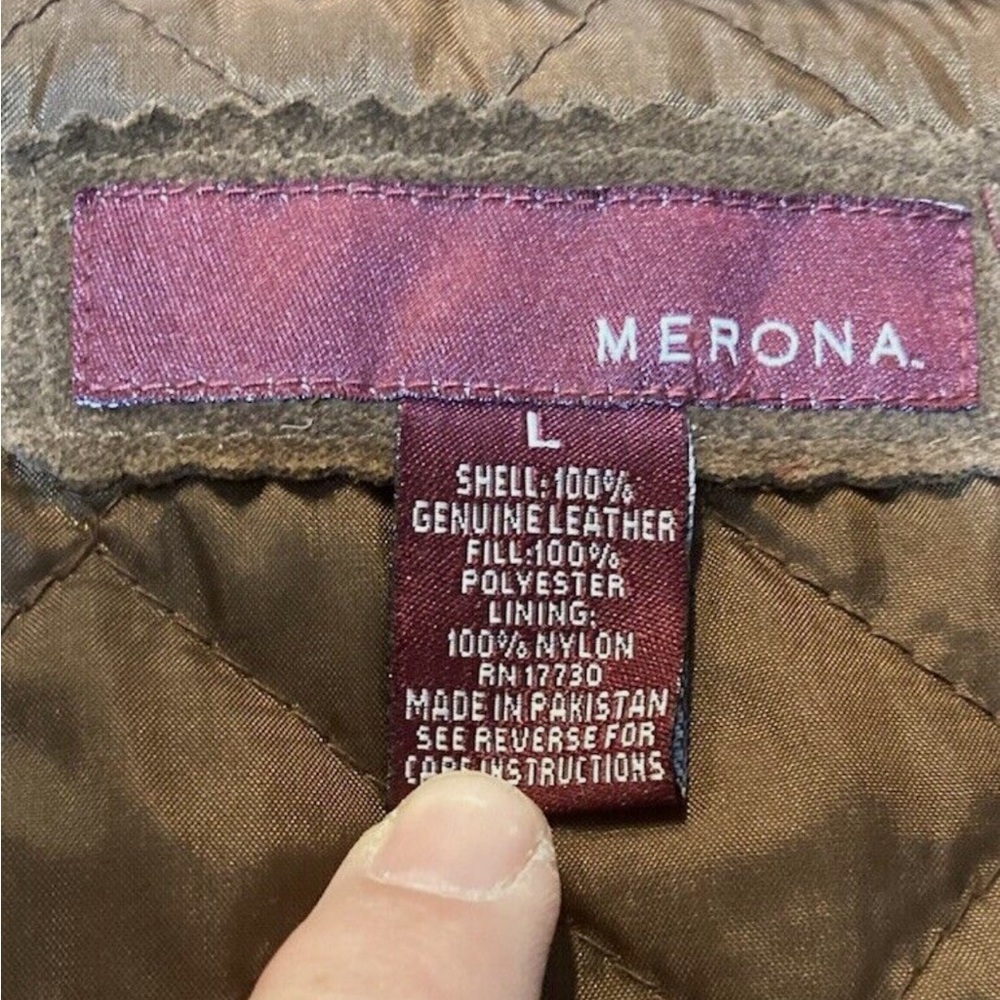 NWT Vintage Brown Suede Jacket - Picture 6 of 17